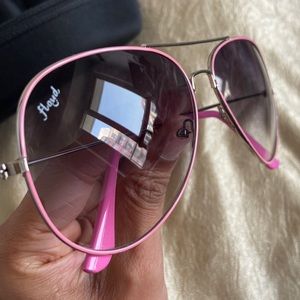 Pink rim aviator sunglesses - Good condition